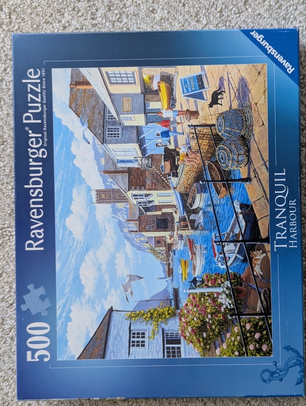 Ravensburger Puzzle Tranquil Harbour 500 Piece Jigsaw